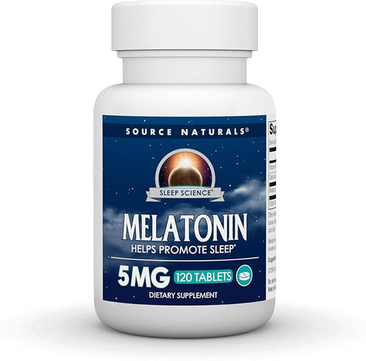 Source Naturals Sleep Science Melatonin, 5 mg - 120 Tablets
