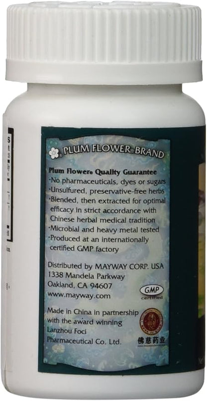 Peony & Licorice Teapills (Shao Yao Gan Cao Wan), 200 ct, Plum Flower