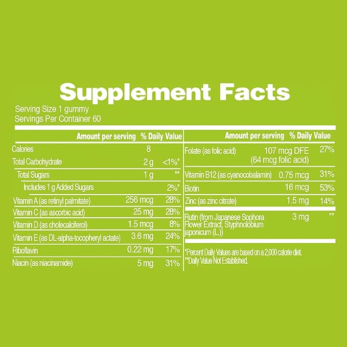 Kids Immunity Gummy - Dietary Supplement with Vitamins for Kids & Children - Chewable Multivitamin Booster Gummies with B12, Zinc, Vitamin C, D, E, A - Gluten Free & Halal - 60 Gummies (5.3 oz)