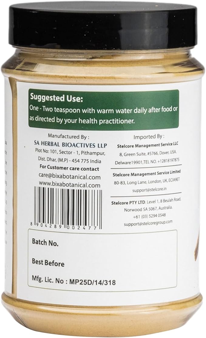 bixa BOTANICAL Ayurvedic Natural Herbal Supplement Cissus Powder (Cissus Quadrangularis/Hadjod) | Natural Herbal Supplement (7 Ounce (Pack of 1))