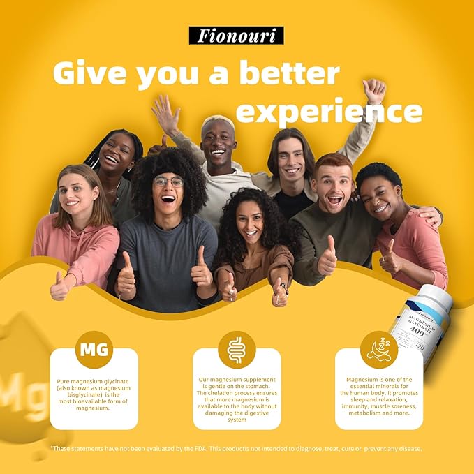 Magnesium Supplement Softgels, Easy Absorption Magnesium Glycinate 400mg with D3 & K2, High Bioavailability Magnesium for Sleep & Calm Support, Nervous, Muscle & Bone Health