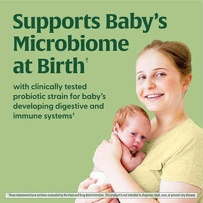 MegaFood Baby & Me 2 Prenatal Probiotic, Vegetarian Pregnancy Prebiotics and Probiotics for Women, Digestive Health & Immune Support with Vitamin B6 for Morning Sickness Relief, 30 Capsules