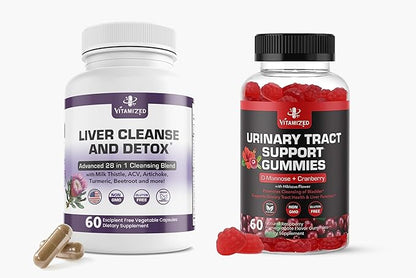 Comprehensive Wellness Duo: Liver Cleanse & Urinary Tract Support