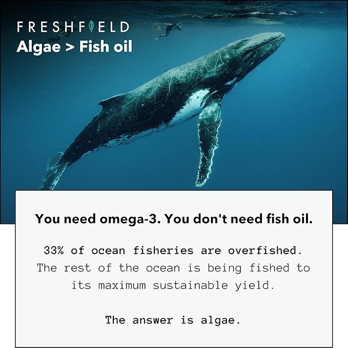 Freshfield Vegan Omega 3 and Ashwagandha