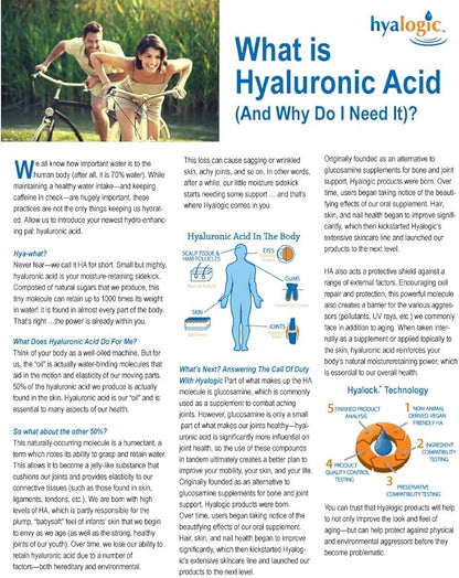 Hyalogic Hyaluronic Acid Gummies Mixed Berry Flavor HA Gummies – Gluten-Free Gummy Vitamins for Adults - HA Supplement for Skin & Eyes (30 Count)
