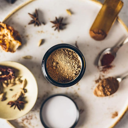 Erbology Organic Turkey Tail Mushroom Powder 40 Servings - 22% Beta-glucans - Prebiotic and Gut Nourishing - Trametes Versicolor - Small Batch - Sustainably Grown in Europe - Vegan - Non-GMO