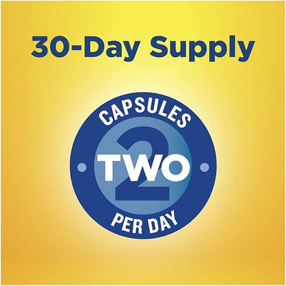 Nature Made Calm & Relax with 300mg Magnesium and 125mg Ashwagandha for Stress Relief, 60 Veggie Capsules