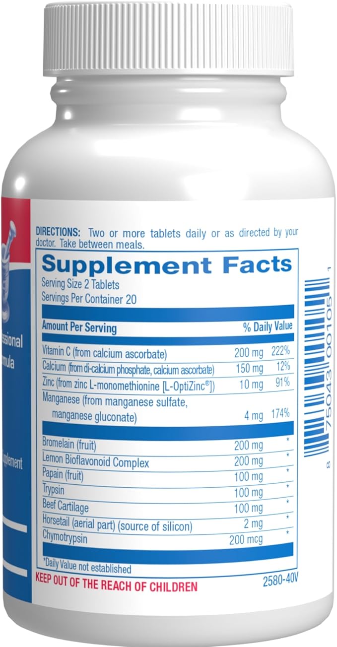 Cartilage Ligament and Tendon Supplement - Clinical Restorative Joint Support Formula with Bovine Cartilage Minerals & Proteolytic Enzymes for Comfort Mobility & Recovery Support - 20 Servings