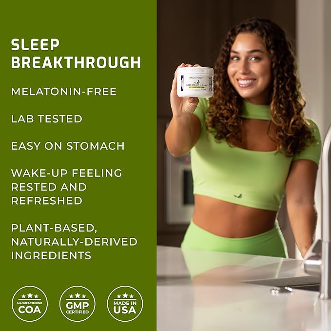BiOptimizers Sleep Breakthrough - Tropical Dreams & Blueberry Dreams Flavor Bundle - 405g