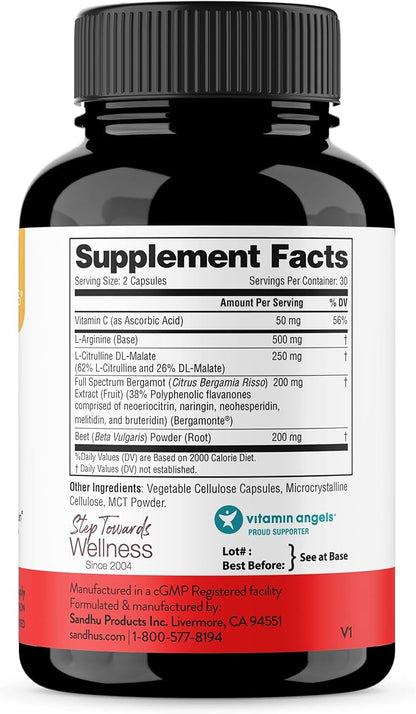 Sandhu's Liver Renew Cleanse & L-Arginine with Nitric Oxide Precursor Capsules | Supports Immune, Digestive Health, Energy and Healthy Circulation