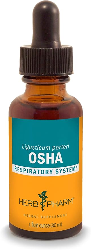 Herb Pharm Osha Root Liquid Extract for Respiratory Support - 1 Ounce