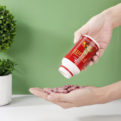 Fruit Supplement – 90 Total Vegetarian Capsules | Balance of Natural 16 Whole Fruits Blend | Fresh Superfood Formula with Vitamins and Minerals