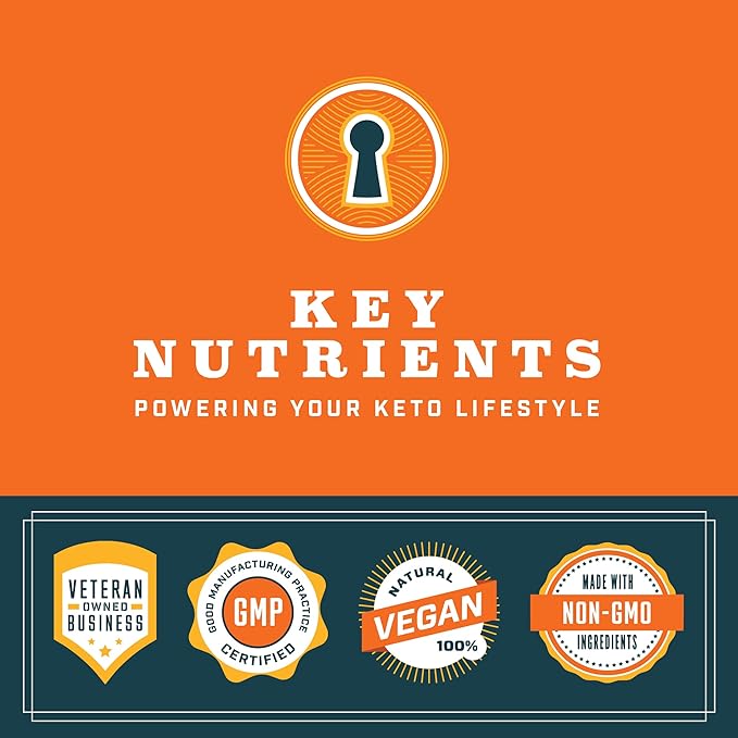 KEY NUTRIENTS Multivitamin Electrolytes Powder Packets - Tangy Orange Post Workout and Recovery 20 Pack Hydration Packets - Travel Hydration Powder - No Sugar, No Calories