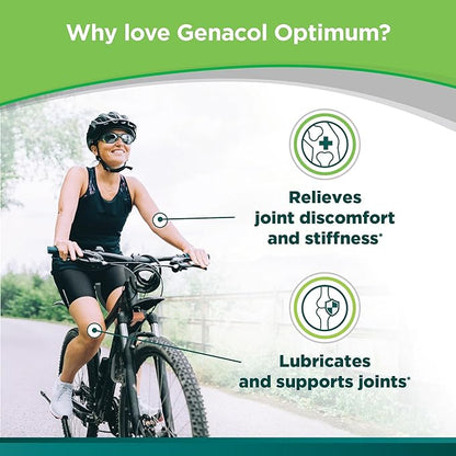 Genacol Optimum – Glucosamine, Chondroitin, MSM and Ultra-Hydrolyzed Collagen Tablets, Maintains Healthy Joints, Protects & Lubricate Cartilage, 180 Tablets (60-Day Supply)