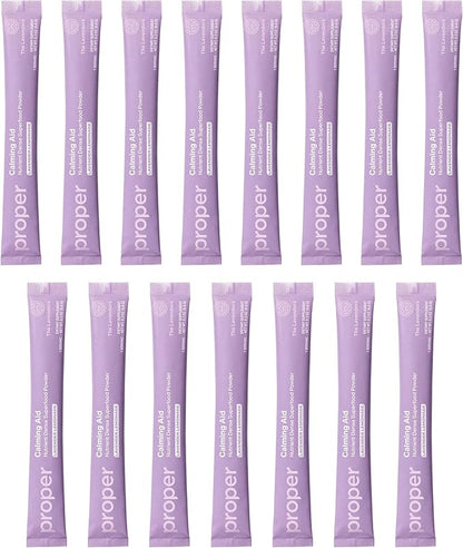 Proper, The Lavenders Calming Aid. Sleep and Relaxation Drink Mix. GABA L-Theanine Supplement with Magnesium, Lavender, Lemon Balm, and Ashwagandha. Natural Calm Stress Support Supplements