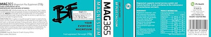 ITL Health BF Plus Calcium, 210g 35-Servings - Ionic Magnesium Citrate Powder, Natural Citrus Flavor - Vitamin K2 D3 with Zinc, B6, C, Calcium & Potassium - Bone Support Formula for Men & Women