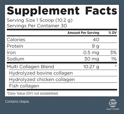 Primal Health Hydrolyzed Collagen Peptides - Multi Collagen Blend - Promotes Healthy Hair, Nails, Skin, & Joints - Non-GMO & Keto Friendly - Unflavored Protein Powder - 30 Servings