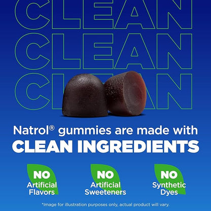 Natrol Ashwagandha Complete Gummy, 3-in-1 Daily Stress Support, Supports Better Mood, Reduces Occasional Stress and Fatigue, 30 Gummies, Up to a 15 Day Supply