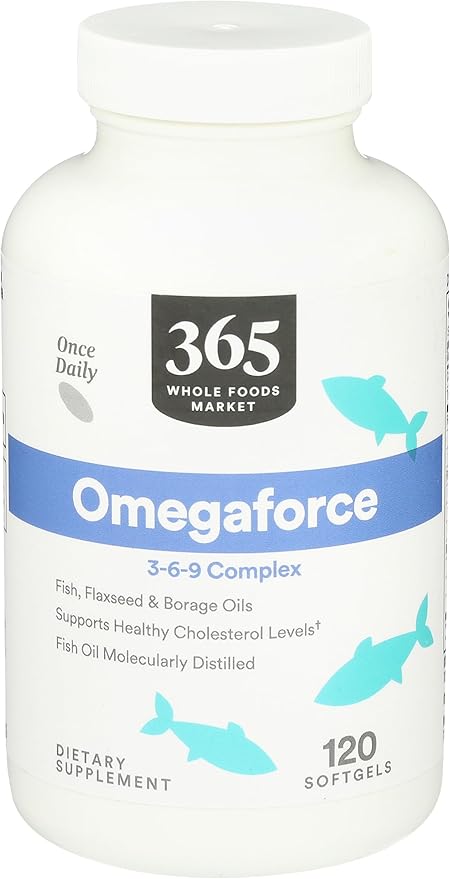 365 by Whole Foods Market, Omegaforce 3-6-9 Complex, 120 Count