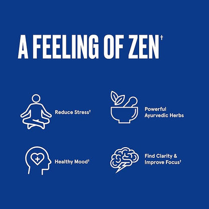 Bulletproof Zen Mode Stress Relief and Tranquility Capsules, 45 Count, Supplement for Calm and Relaxation