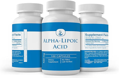 Pure Original Ingredients Alpha-Lipoic Acid Capsules, (100 Capsules) Always Pure, No Additives Or Fillers, Lab Verified