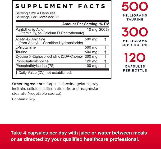 Jarrow Formulas Neuro Optimizer - 120 Capsules, Pack of 2 - Brain Health & Antioxidant Support - Includes 7 Neuro Nutrients - Gluten Free - 60 Total Servings