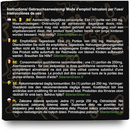 Pure Authentic Siberian Altai Golden Mountains Shilajit Resin 100g 3.53oz - Measuring Spoon – Quality & Safety Certificate in Each Box