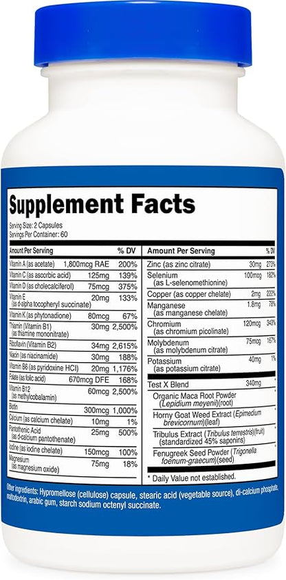 Nutricost Multivitamin for Men 120 Capsules - Vitamins and Minerals for The Healthy Man
