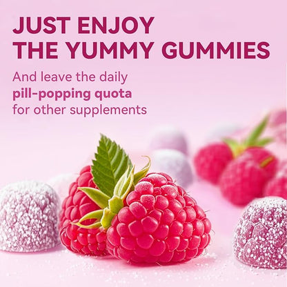 Vitamin B12 Gummies,Energy Support, Nervous System Health Support,Mixed Berry Flavor, 1000mcg, 60 Count,Gelatin-Free, Gluten-Free, Vegan & Non-GMO