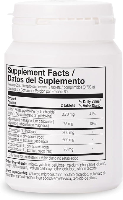 Ana María Lajusticia TRYPTOPHANE Plus ASHWAGANDHA+RHODIOLA&Magnesium 60 TABS