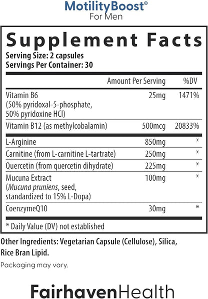Fairhaven Health FertilAid for Men, MotilityBoost, and Countboost Combo | Fertility Supplements for Men | Male Fertility Supplement with Conception for him Prenatal Vitamin
