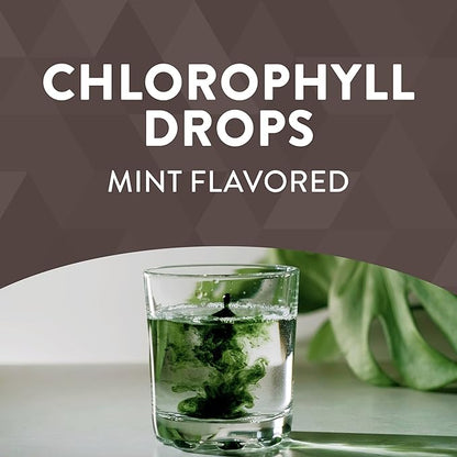Nature's Way Chlorofresh, Liquid Chlorophyll Concentrate Drops, Internal Deodorant*, Supports Detoxification Pathways*, Mint Flavored, 2 Fl. Oz.