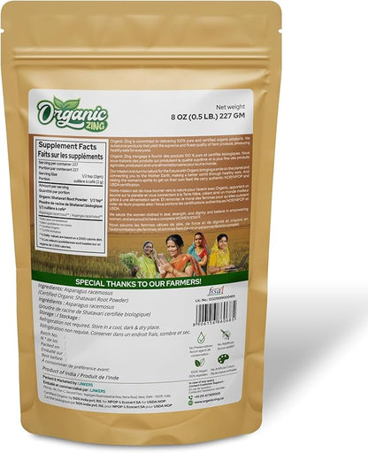 Organic Shatavari Powder Beneficial for Women Health - 8 oz (227g) Pack of 3