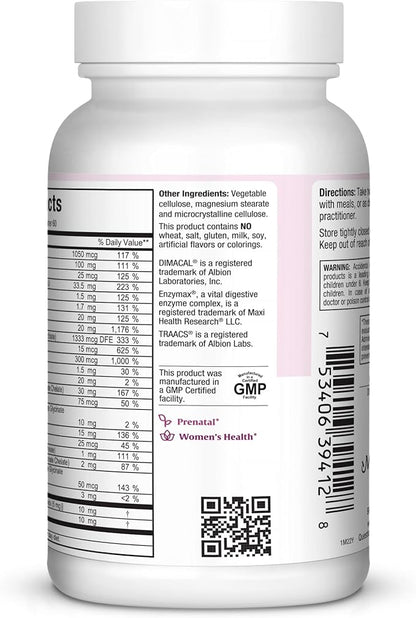 Maxi Small Prenatal Capsules with Methyl Folate 120 ct