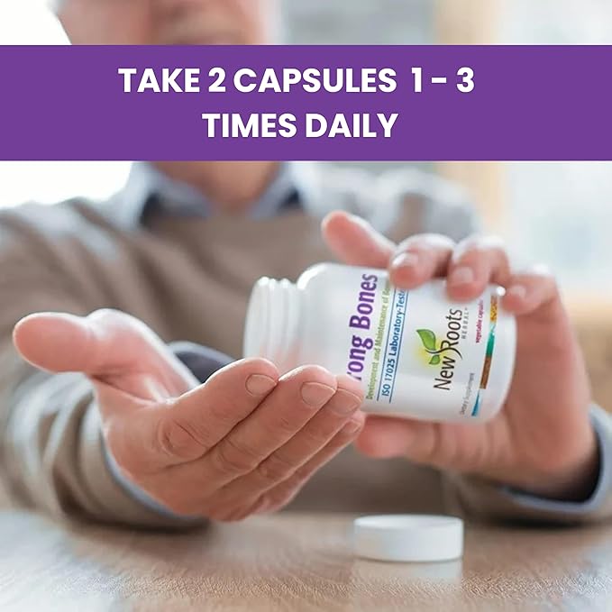 Strong Bone Supplement with Super Blend 22-Ingredients: Glucosamine Sulfate, Calcium, Magnesium, Turmeric, Vitamin D3, B1, K2, B12, Zinc, Enhanced Absorption (180 Veg Caps)