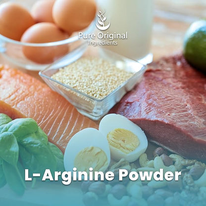 PURE ORIGINAL INGREDIENTS L-Arginine Powder (1 lb) Amino Acid, No Fillers, Dietary Supplement