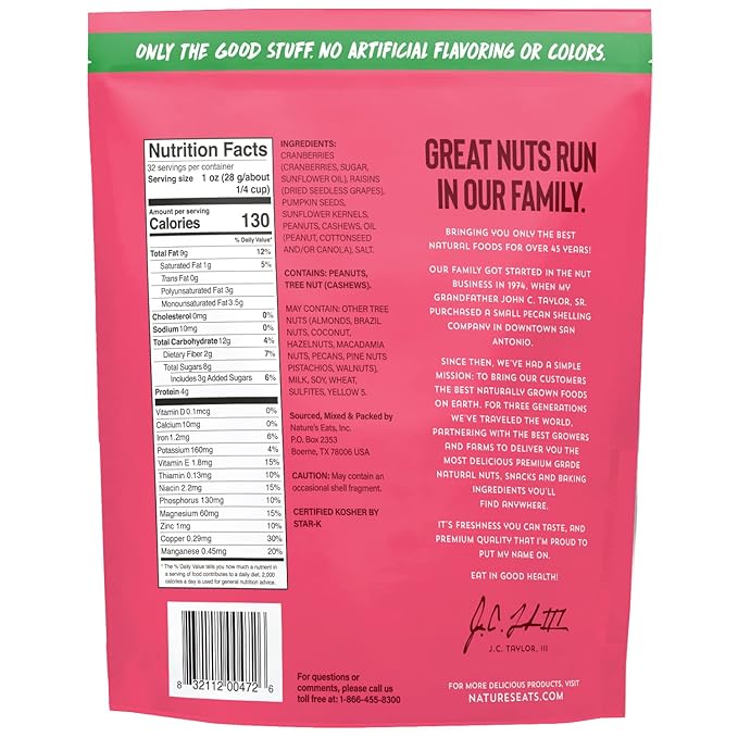 Nature's Eats Endurance, Cranberry Mix, 32 Oz