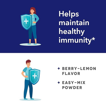 LifeSeasons Clinical Immunity - Elderberry Drink Mix - Protects & Fights for Healthy Immune Response - Immunity Booster - 3X Better Than Vitamin C - Serve Hot or Cold - Vitamin C + D + Zinc - (5 Pack)