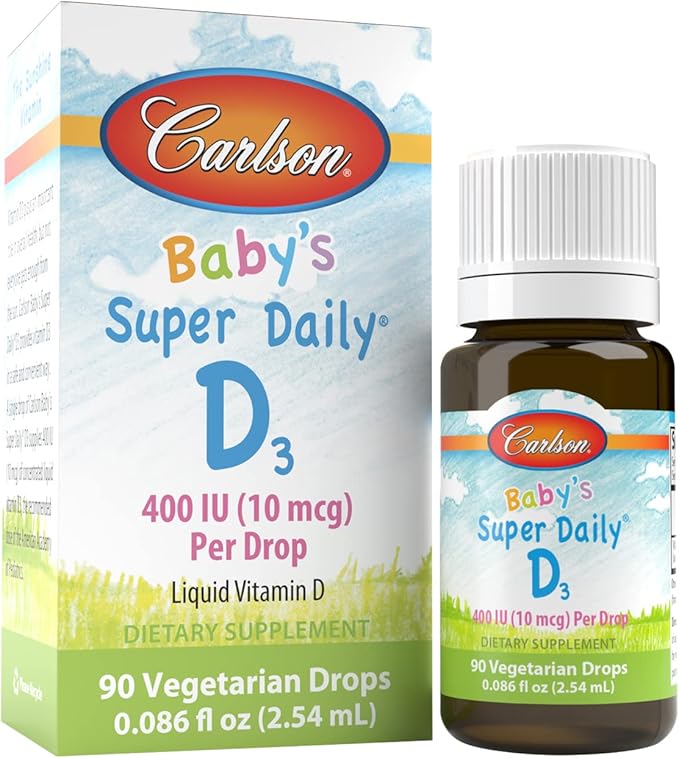 Carlson Laboratories Super Daily D3 for Baby, 0.086 Fl oz