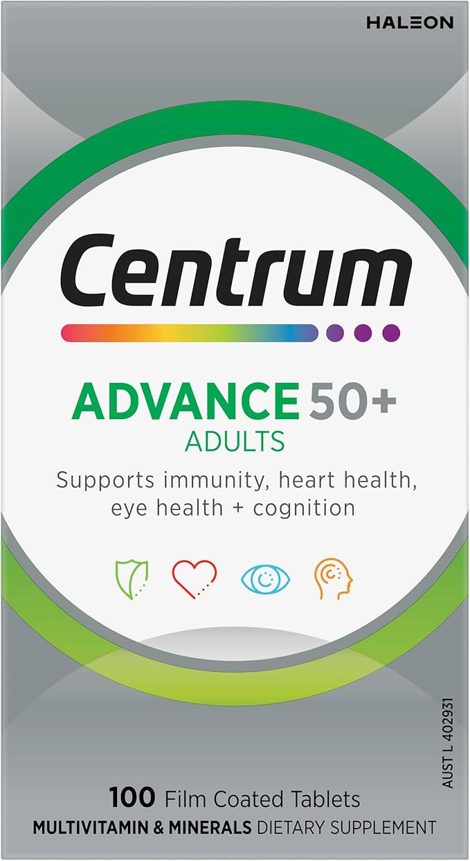 Centrum Advance 50+ 100 Tablets