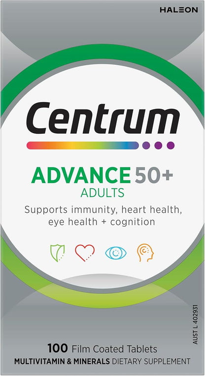 Centrum Advance 50+ 100 Tablets