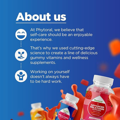 Natural Multivitamin for Men Gummies with Zinc - Vitamin D C A & Biotin B6 B12 Full Health Supplement