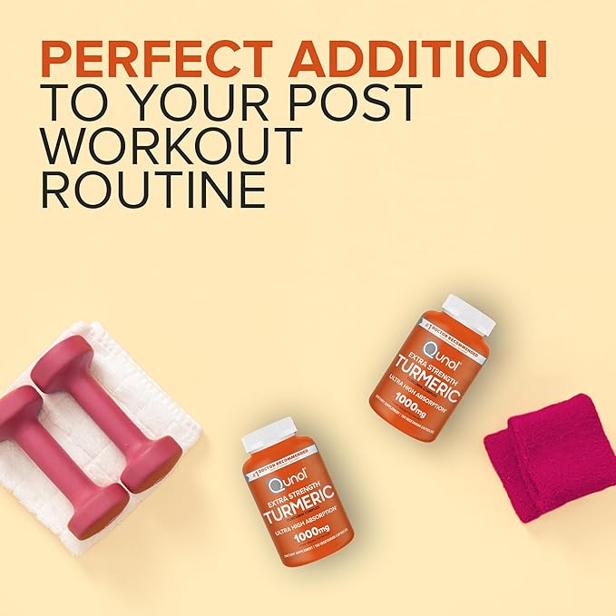 Qunol Turmeric Curcumin Supplement, 1000mg with Ultra High Absorption, for Joint Support, Extra Strength Capsules, 150 Count