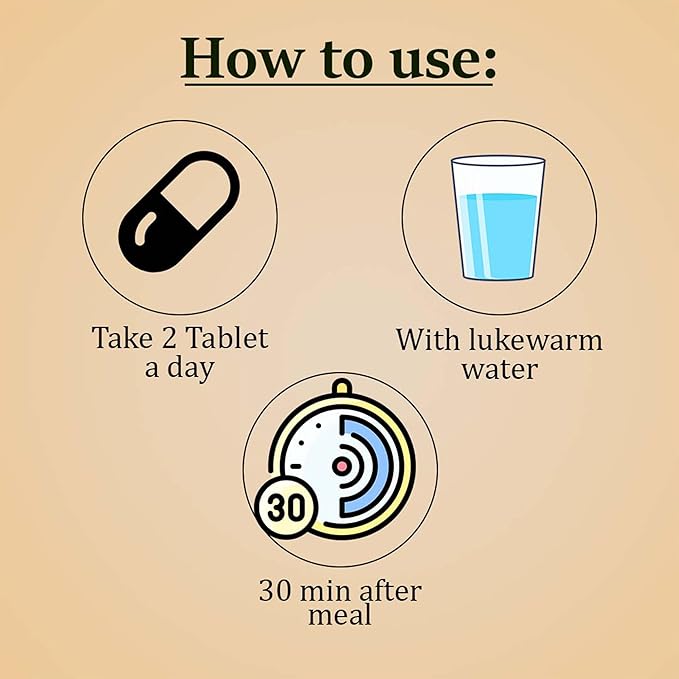 Arjuna Tablets by mi Nature -90 Tablets, 1000mg | 45 Day Supply | 100% Natural Arjuna Tablet | Arjun bark | Saraca Indica | from India