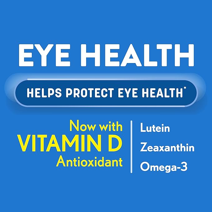 Ocuvite Eye Health Formula Eye Vitamin & Mineral Supplement with Lutein, Zeaxanthin and Omega-3 from Bausch + Lomb, 30 Soft Gels