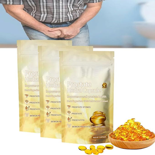 FemiPure Natural Prostate Herbal Capsules, 7pcs/Bag Femipure Prostate Natural Herbal Capsules, Prostate Natural Herbal Capsules (3pcs)