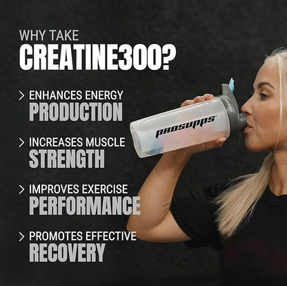PROSUPPS Creatine Monohydrate Powder for Men & Women, Unflavored - 5000,mg of Micronized Creatine - Gym Workout Supplement for Muscle Gain & Recovery - Sugar-Free, Soy & Gluten-Free - 60 Servings
