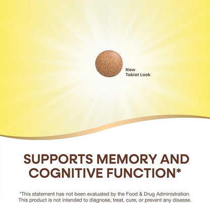 Nature's Way Ginkgold Advanced Ginkgo Extract, Supports Memory, Focus & Cognitive Function*, Ginkgo Biloba Extract, 150 Tablets (Packaging May Vary)