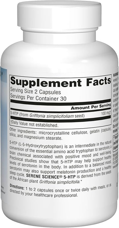 Source Naturals Serene Science 5-HTP 50 mg - 60 Capsules