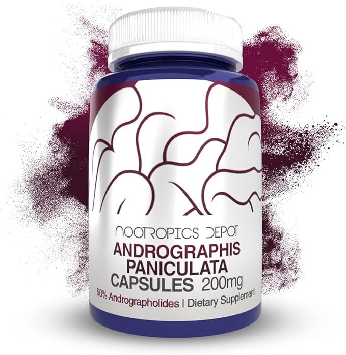 Andrographis paniculata Capsules | 200mg | 180 Count | 50% Andrographolides | Supports Immune Function | Supports Cellular Function